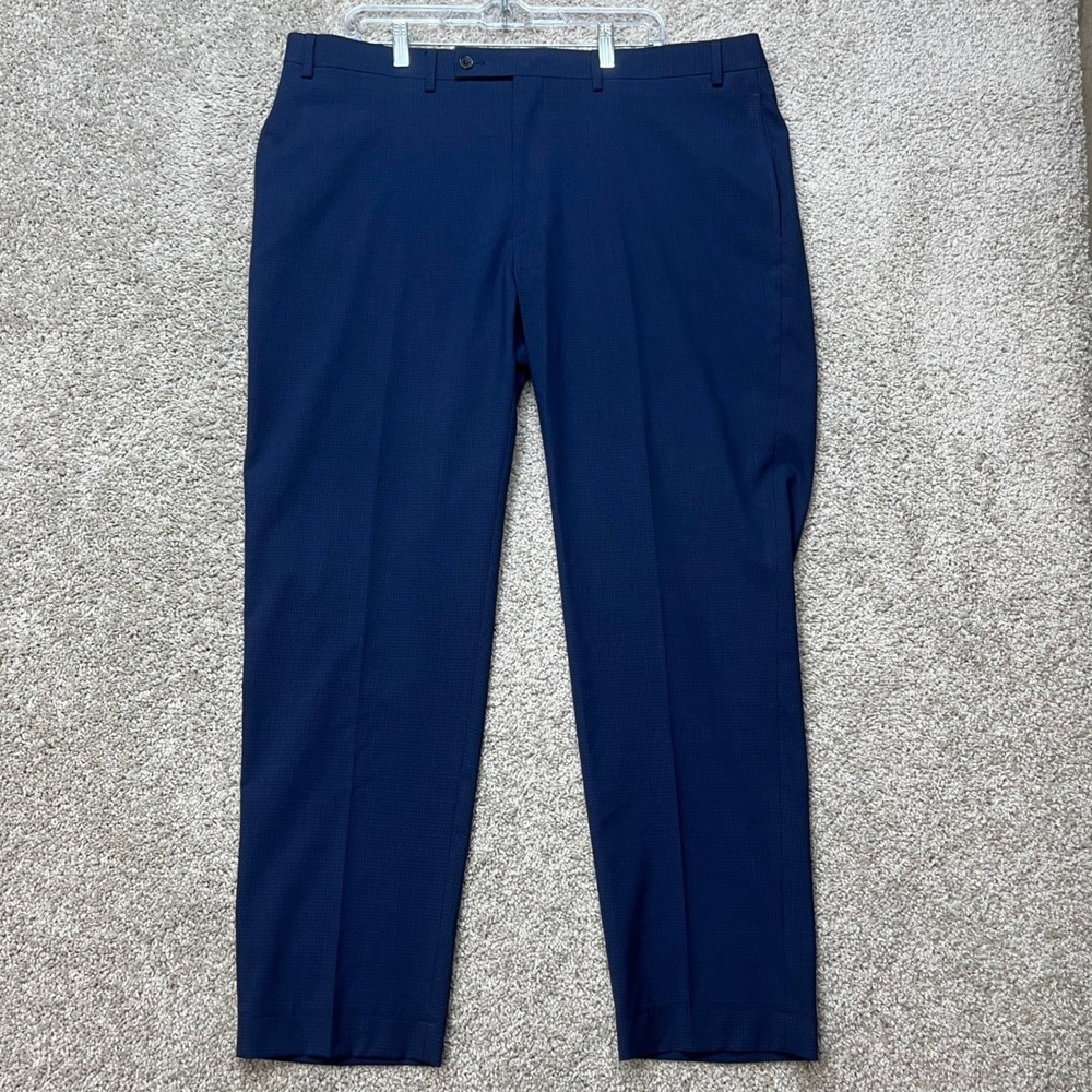 Lauren Ralph Lauren Pants Mens 40x32 Navy Blue Straight Leg Stretch Flat Front